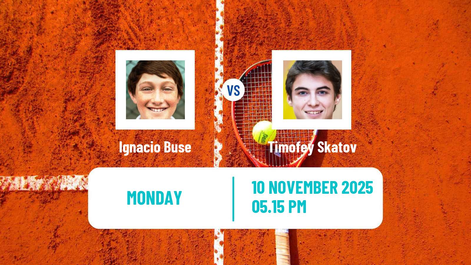 Tennis Montevideo Challenger Men Ignacio Buse - Timofey Skatov