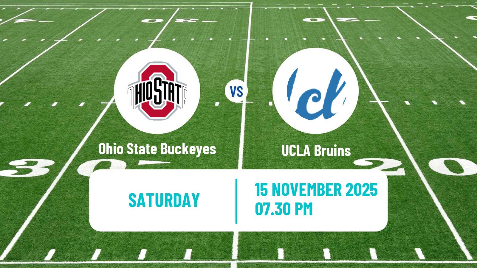 American football NCAA College Football Ohio State Buckeyes - UCLA Bruins