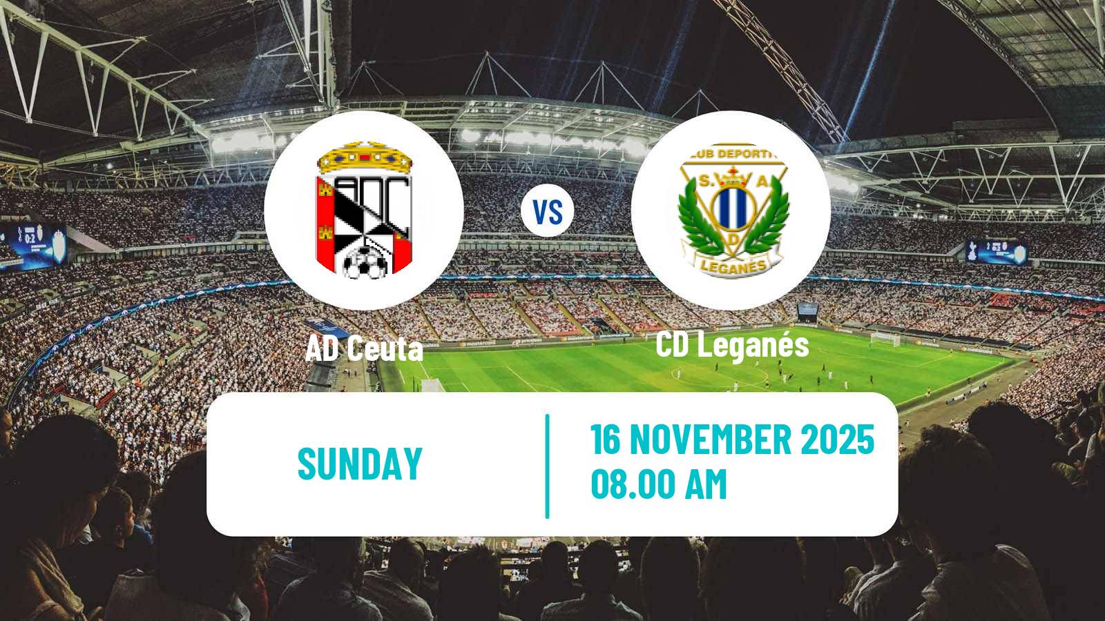 Football Spanish LaLiga2 Ceuta - Leganés
