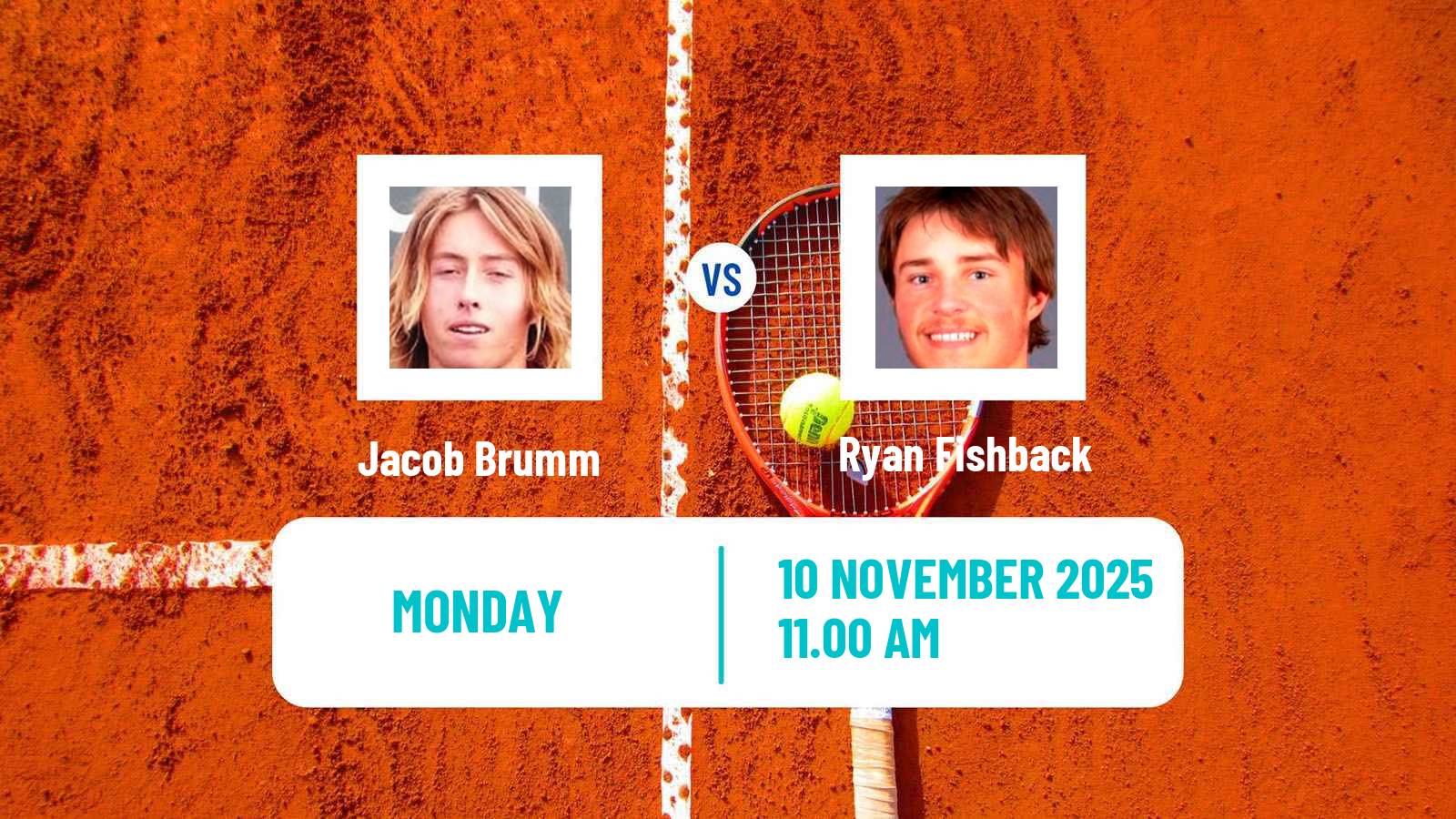 Tennis Champaign Challenger Men Jacob Brumm - Ryan Fishback