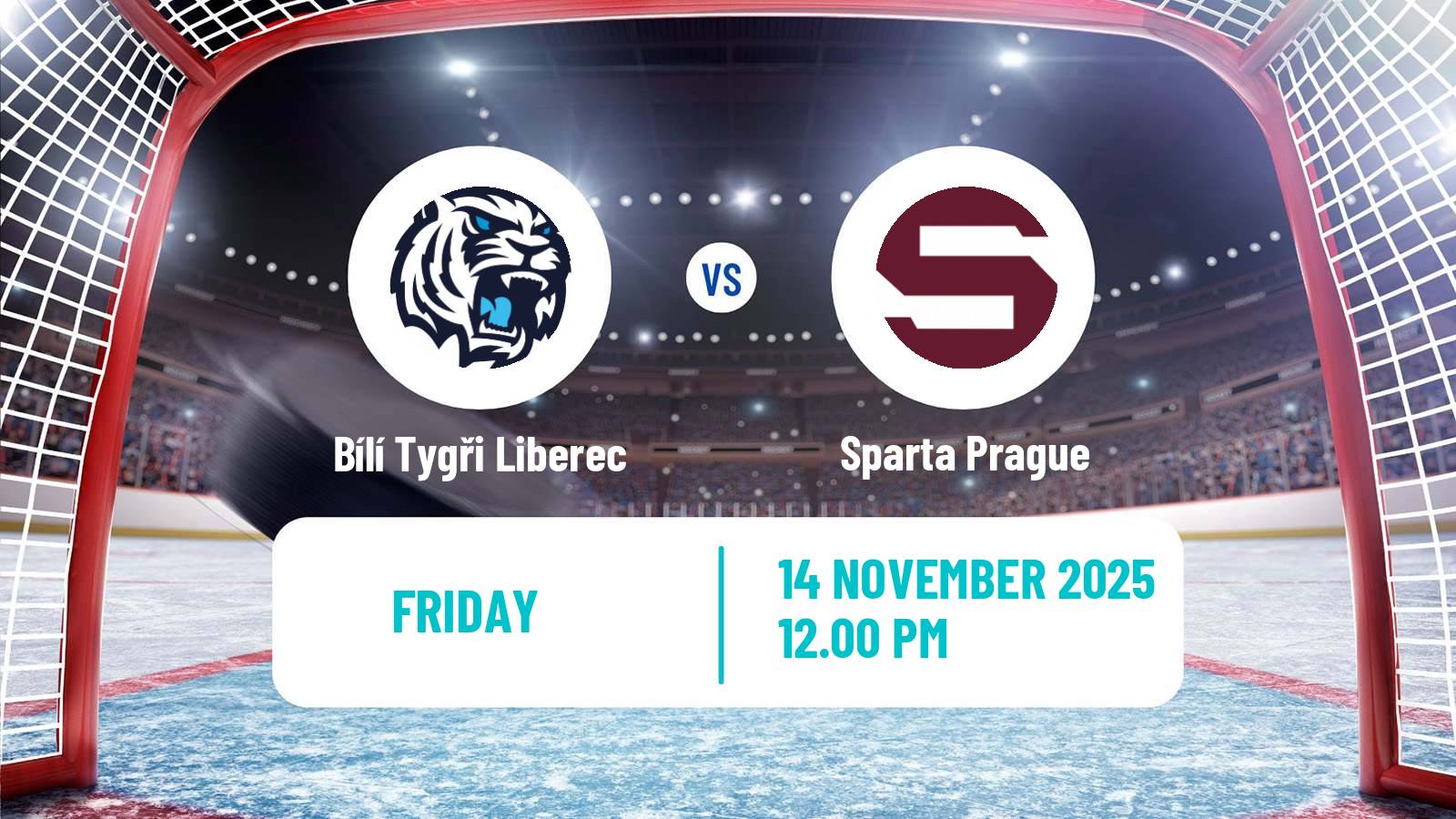 Hockey Czech Extraliga Bílí Tygři Liberec - Sparta Prague