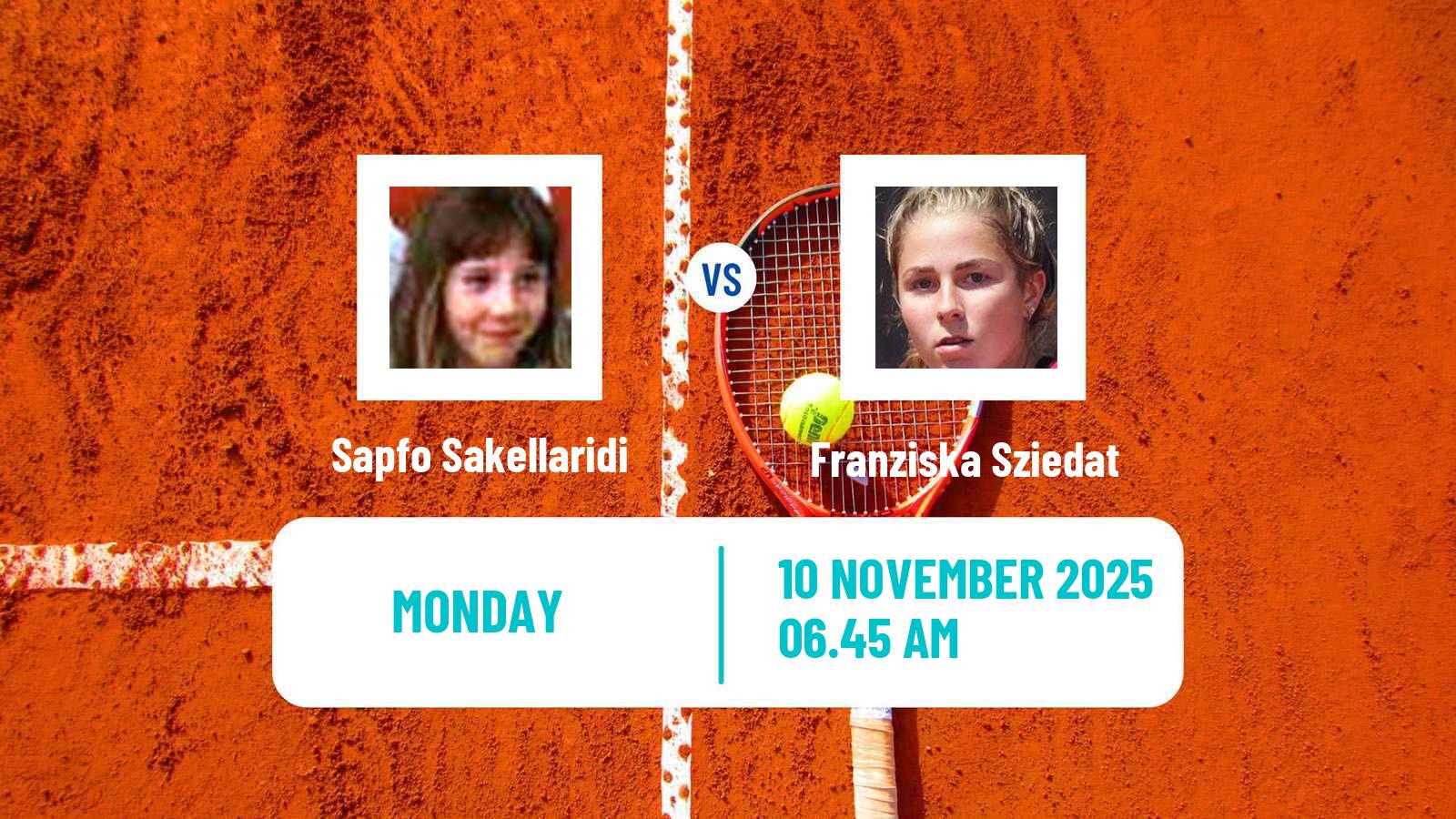 Tennis ITF W50 Heraklion 2 Women Sapfo Sakellaridi - Franziska Sziedat