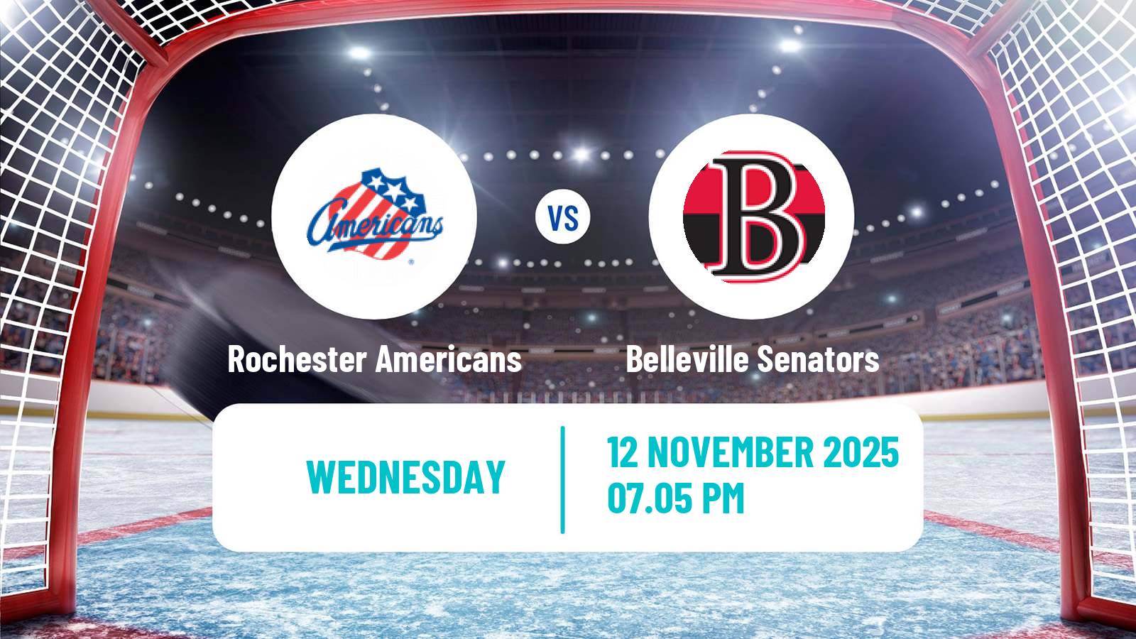 Hockey AHL Rochester Americans - Belleville Senators