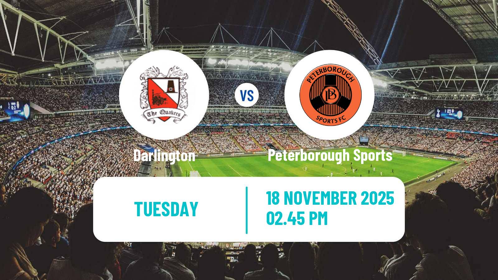 Football English National League North Darlington - Peterborough Sports