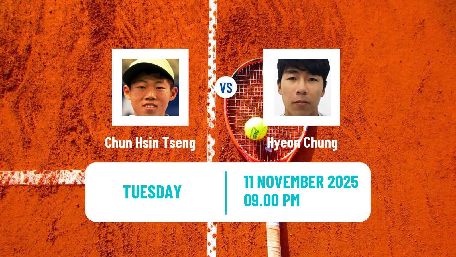 Tennis Kobe Challenger Men Chun Hsin Tseng - Hyeon Chung