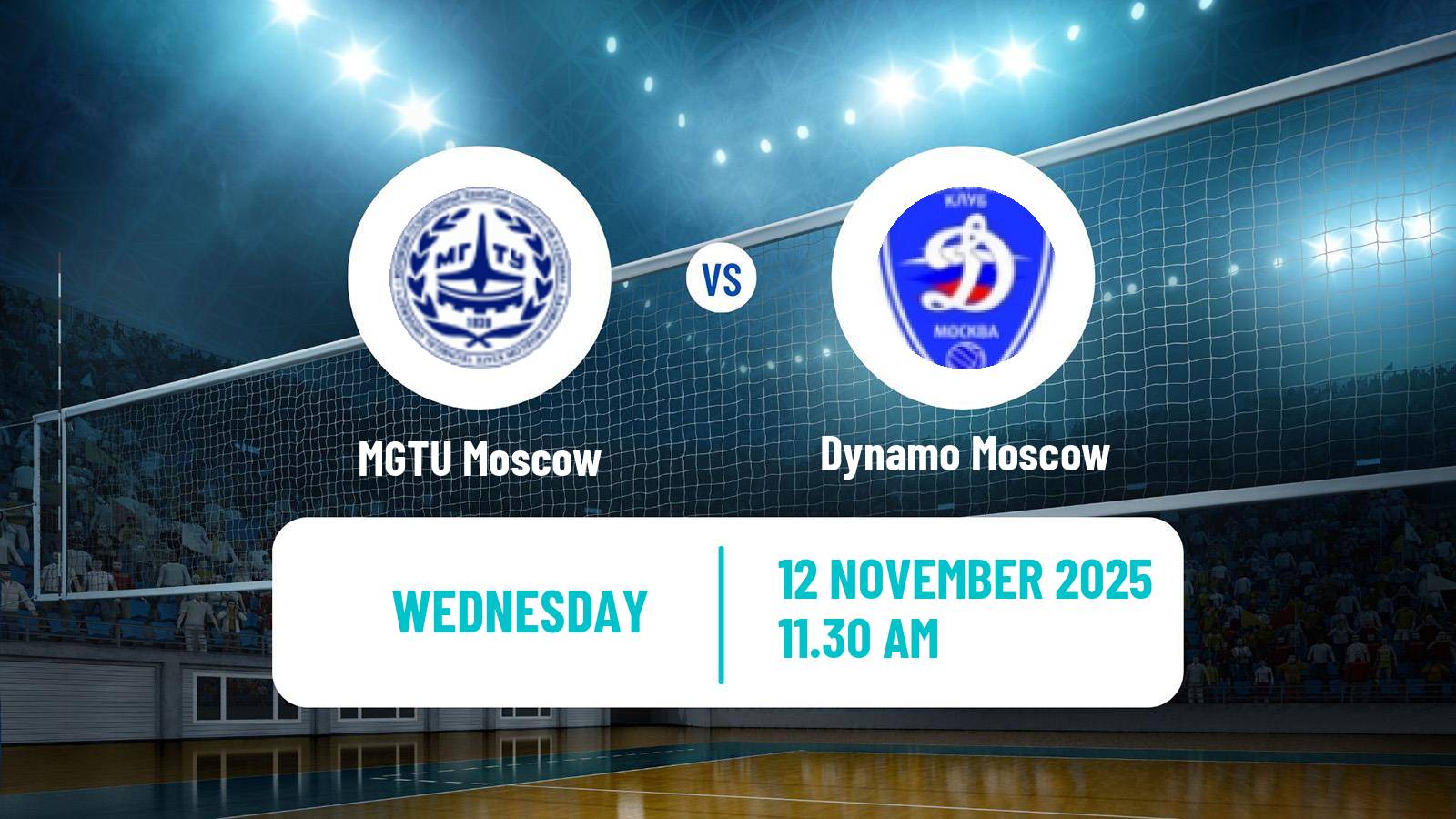 Volleyball Russian Super League Volleyball MGTU Moscow - Dynamo Moscow