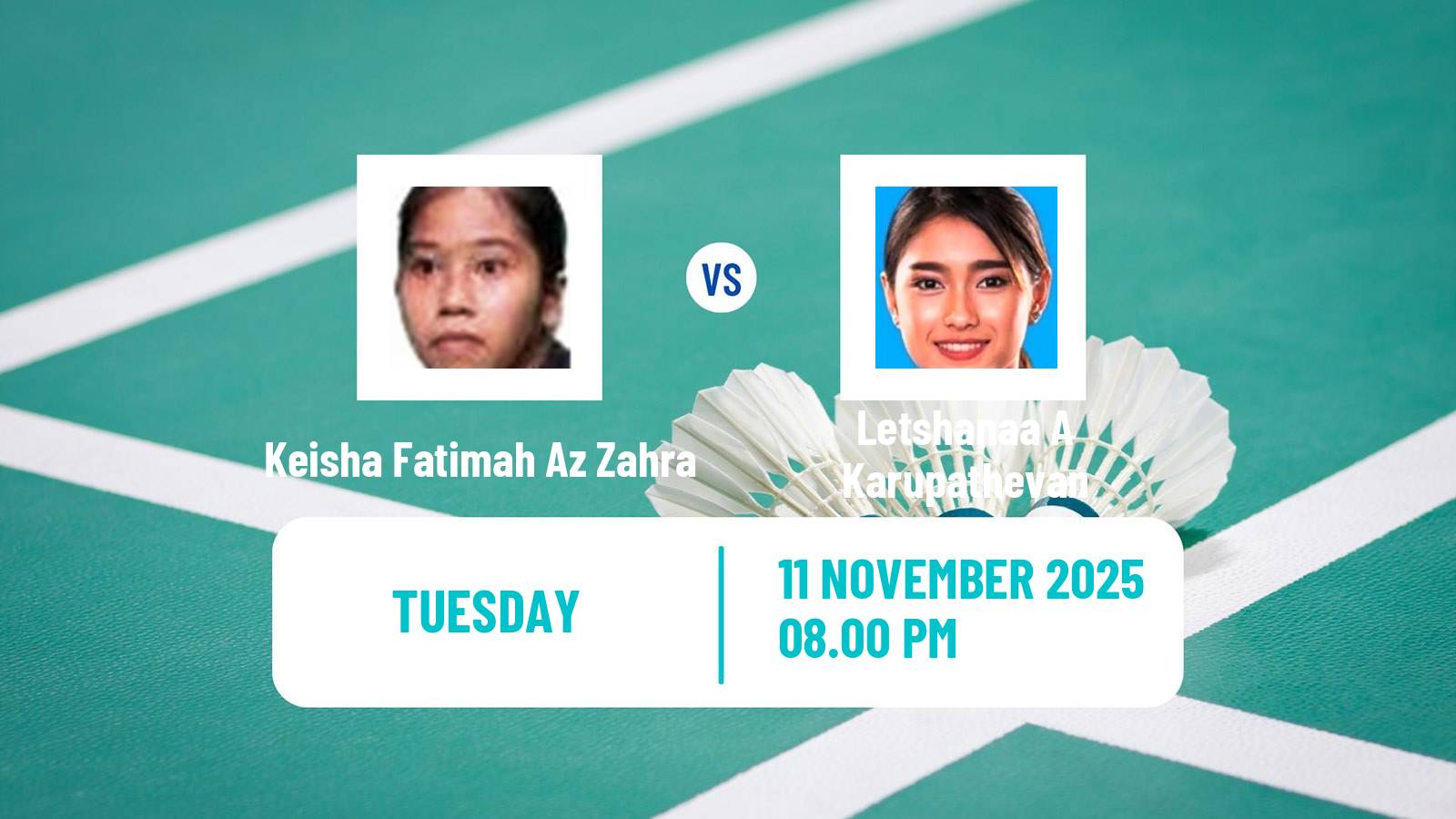 Badminton BWF World Tour Women Kumamoto Masters Keisha Fatimah Az Zahra - Letshanaa A Karupathevan