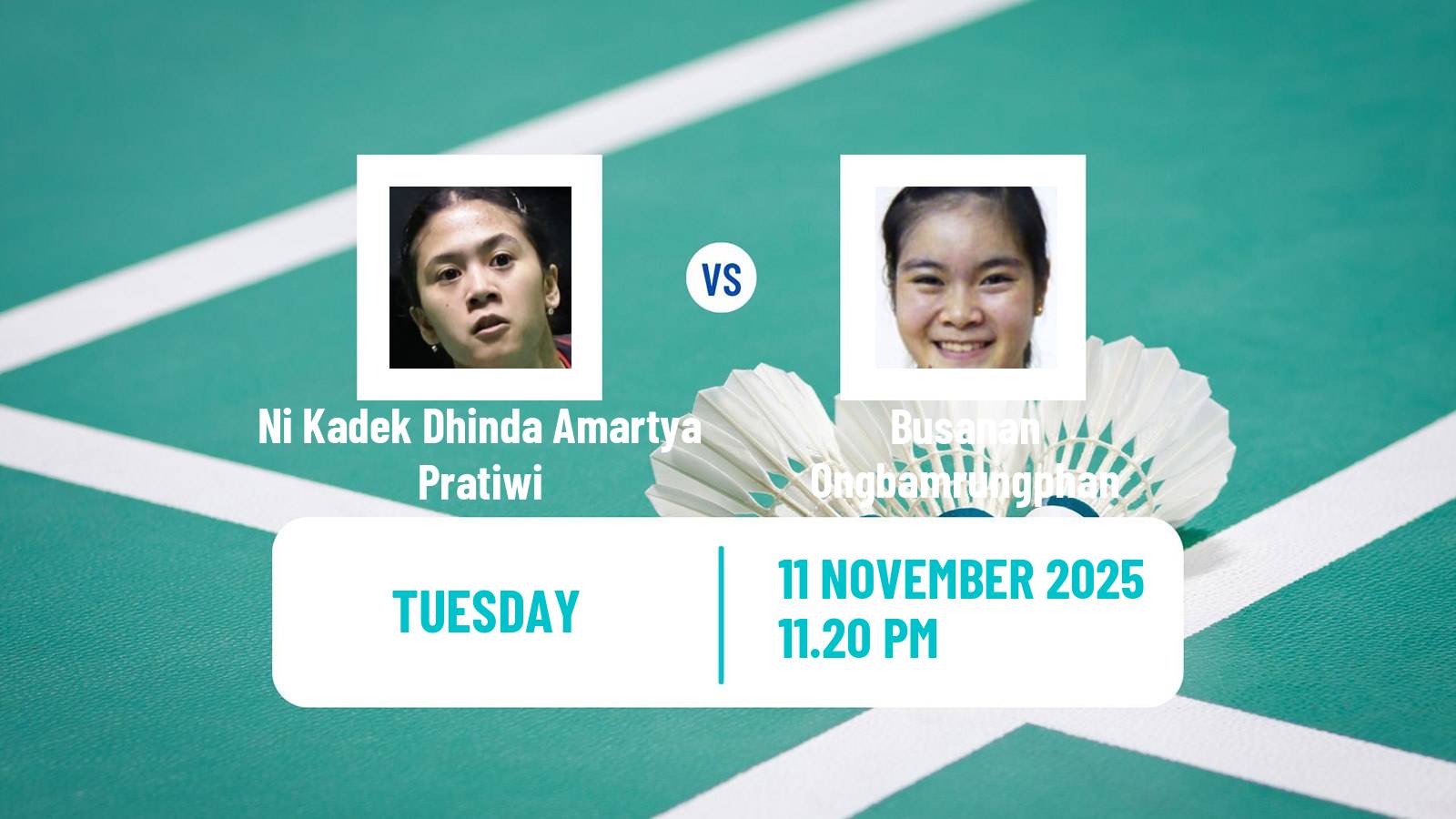 Badminton BWF World Tour Women Kumamoto Masters Ni Kadek Dhinda Amartya Pratiwi - Busanan Ongbamrungphan