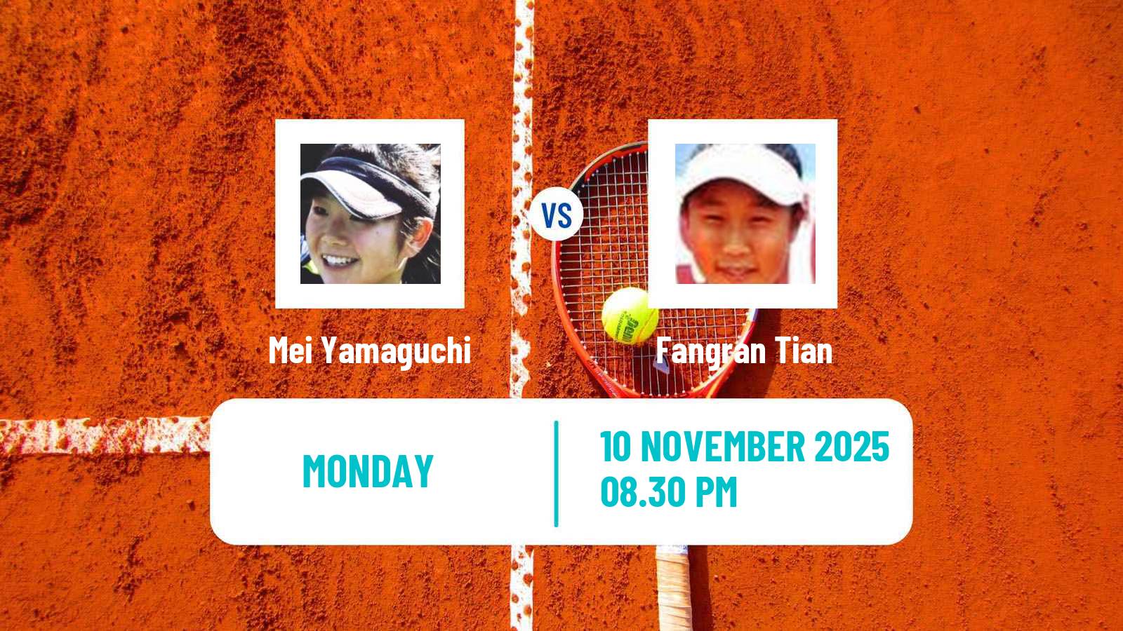 Tennis ITF W50 Brisbane Women Mei Yamaguchi - Fangran Tian
