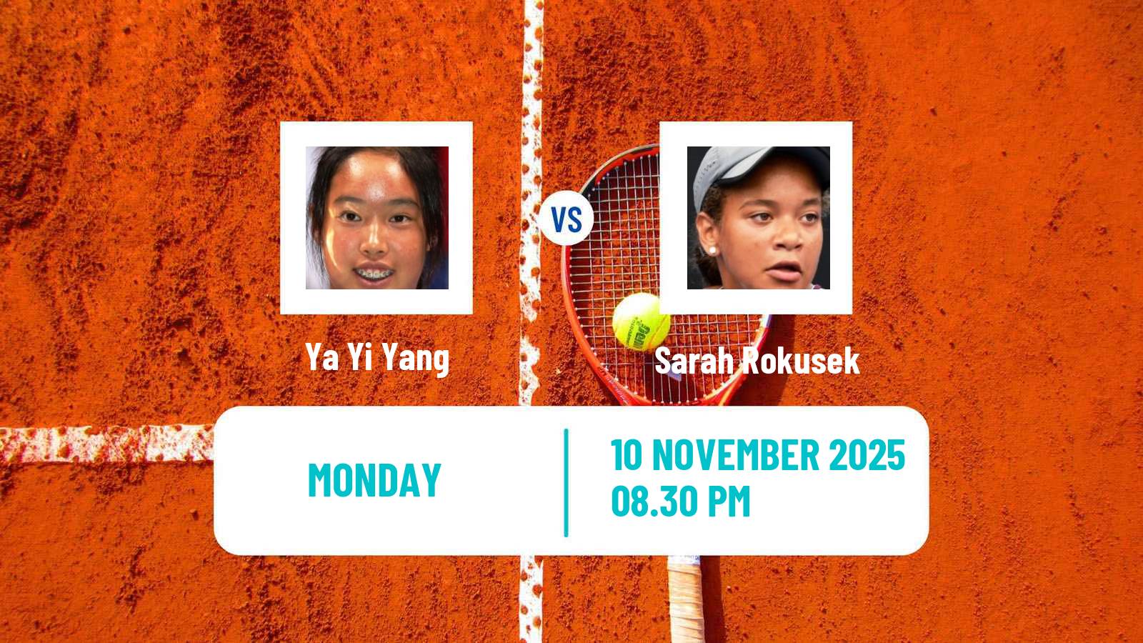 Tennis ITF W50 Brisbane Women Ya Yi Yang - Sarah Rokusek