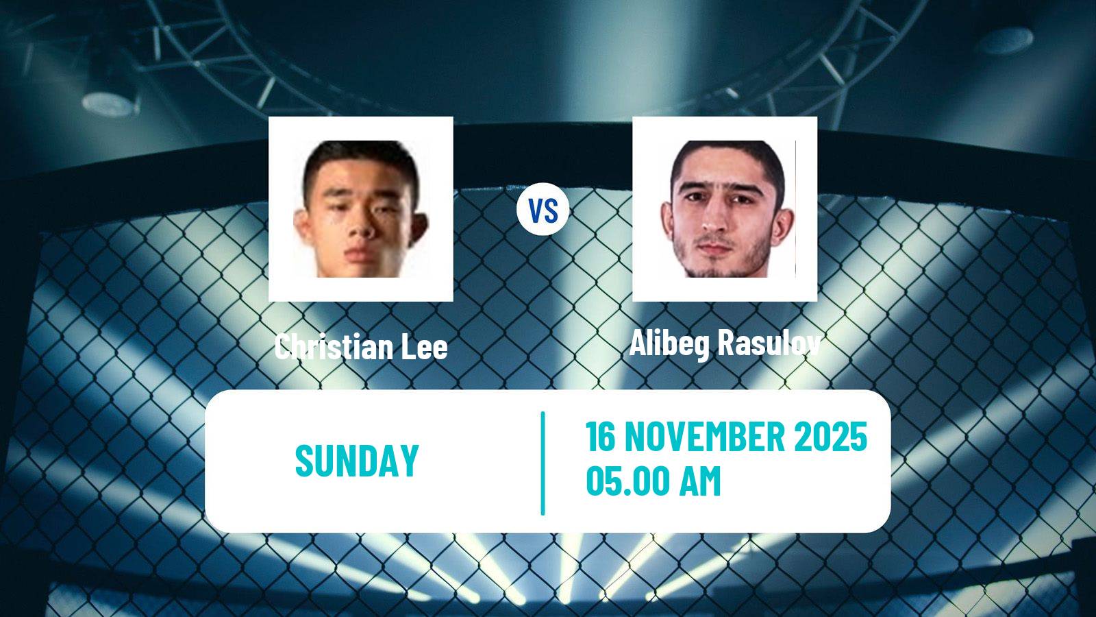 MMA Lightweight One Championship Men Christian Lee - Alibeg Rasulov