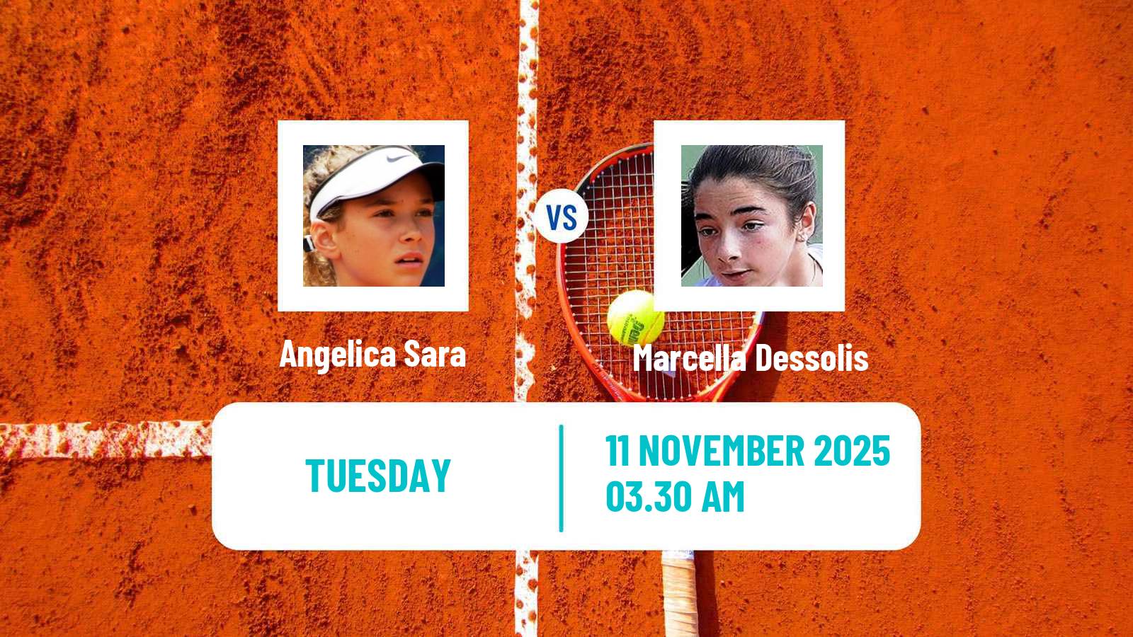 Tennis ITF W15 Solarino 3 Women Angelica Sara - Marcella Dessolis
