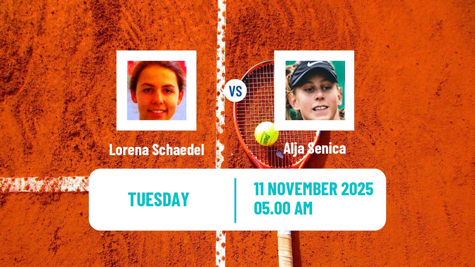Tennis ITF W15 Antalya 14 Women Lorena Schaedel - Alja Senica