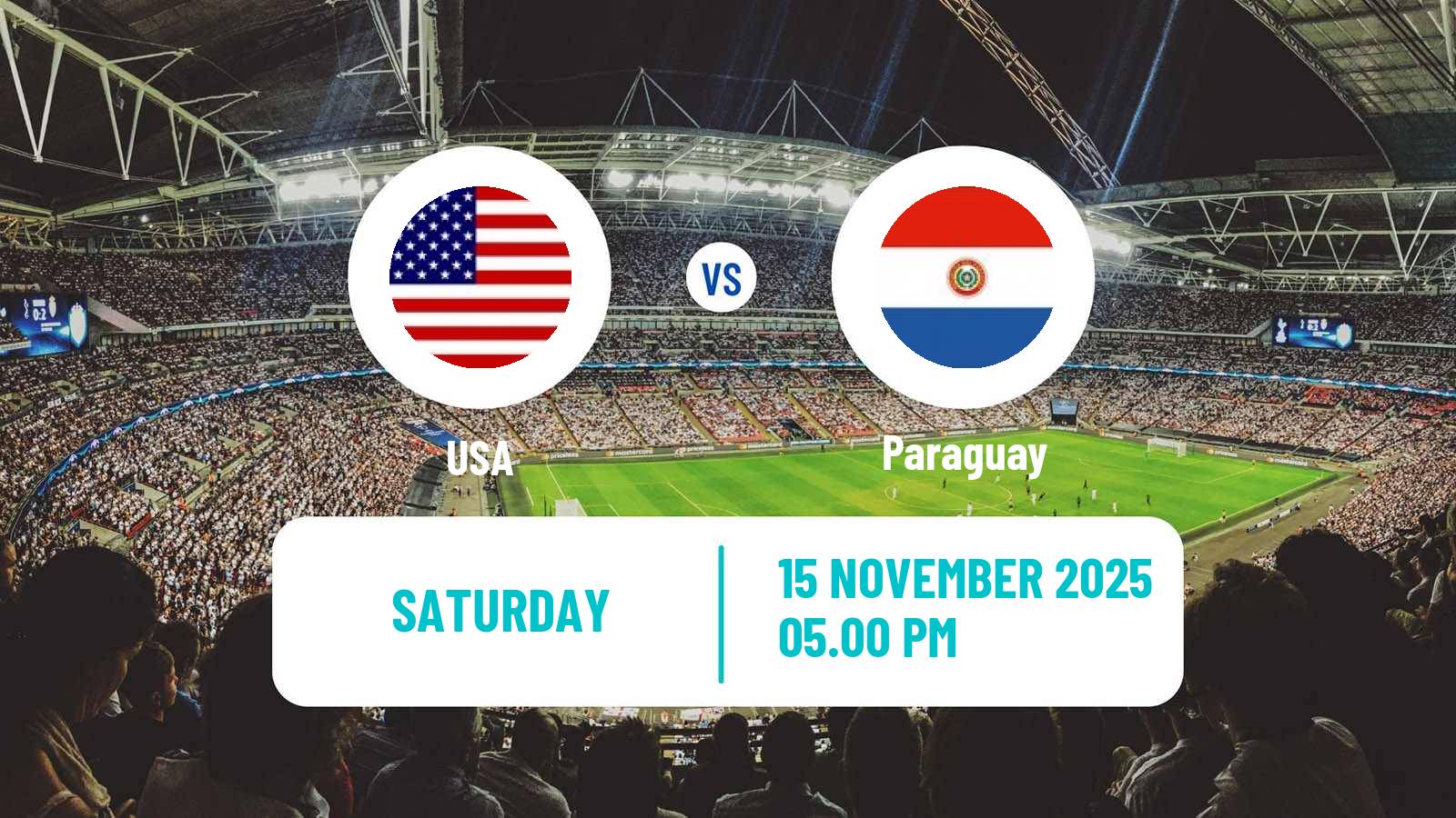 Football Friendly USA - Paraguay