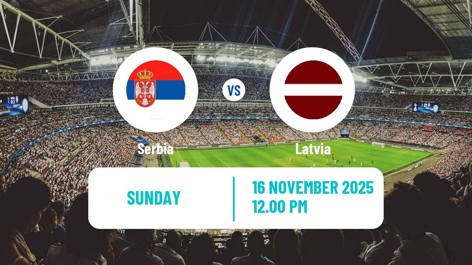 Football FIFA World Cup Serbia - Latvia