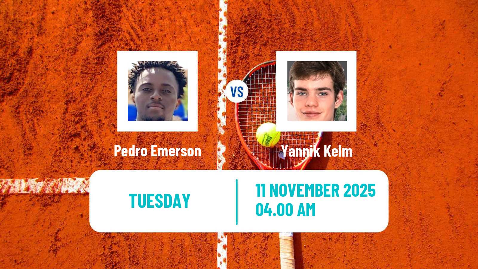 Tennis ITF M15 Luanda Men Pedro Emerson - Yannik Kelm