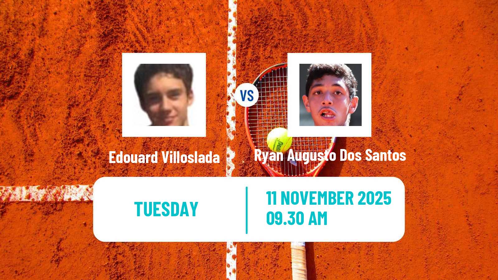 Tennis ITF M15 Criciuma Men Edouard Villoslada - Ryan Augusto Dos Santos