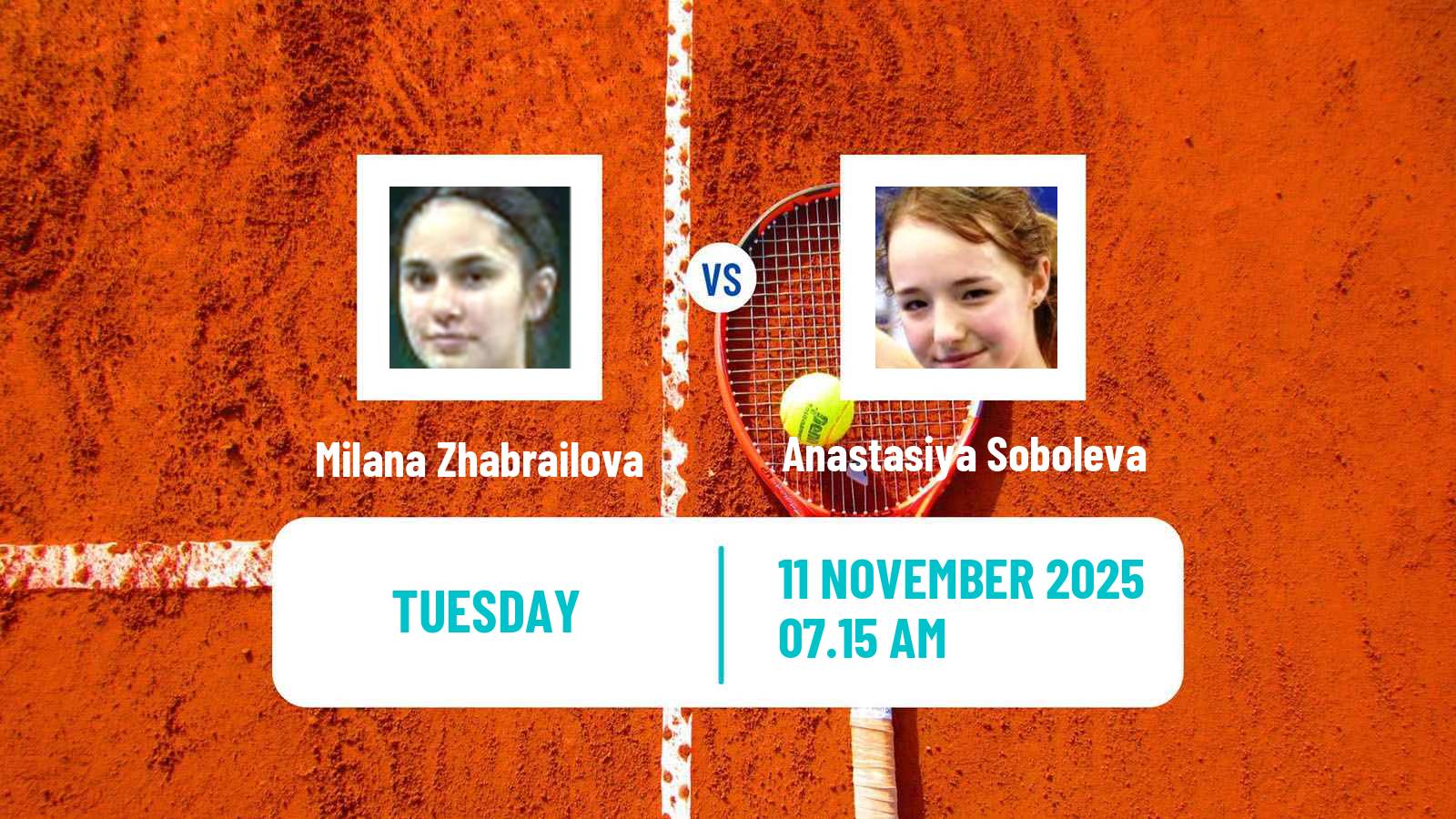Tennis ITF W50 Funchal Women Milana Zhabrailova - Anastasiya Soboleva