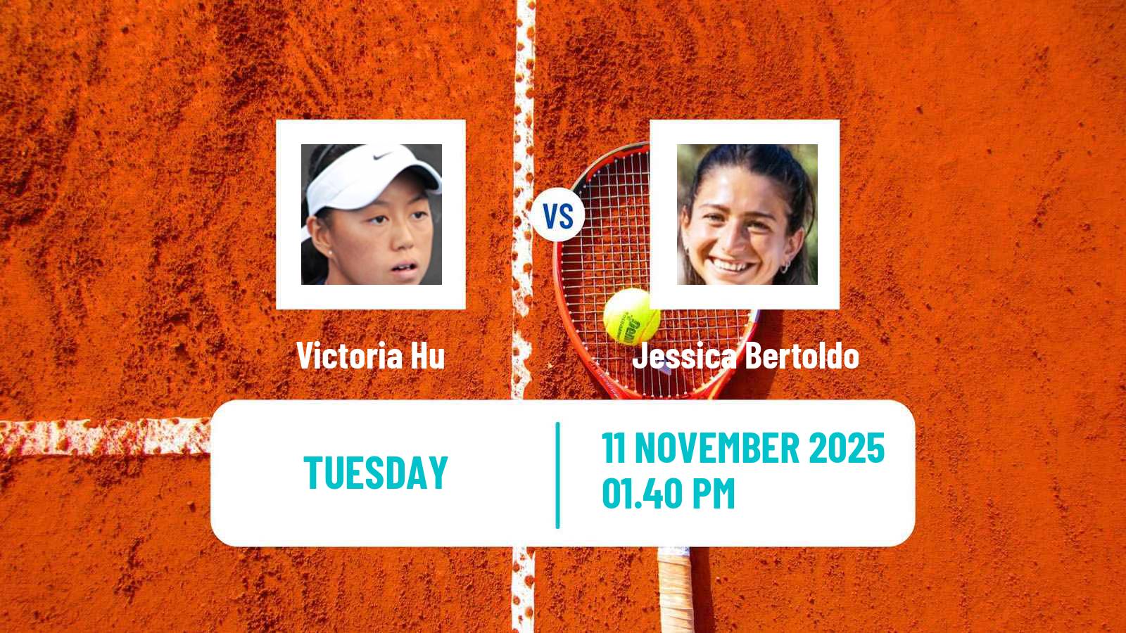 Tennis ITF W35 Orlando Fl 3 Women Victoria Hu - Jessica Bertoldo