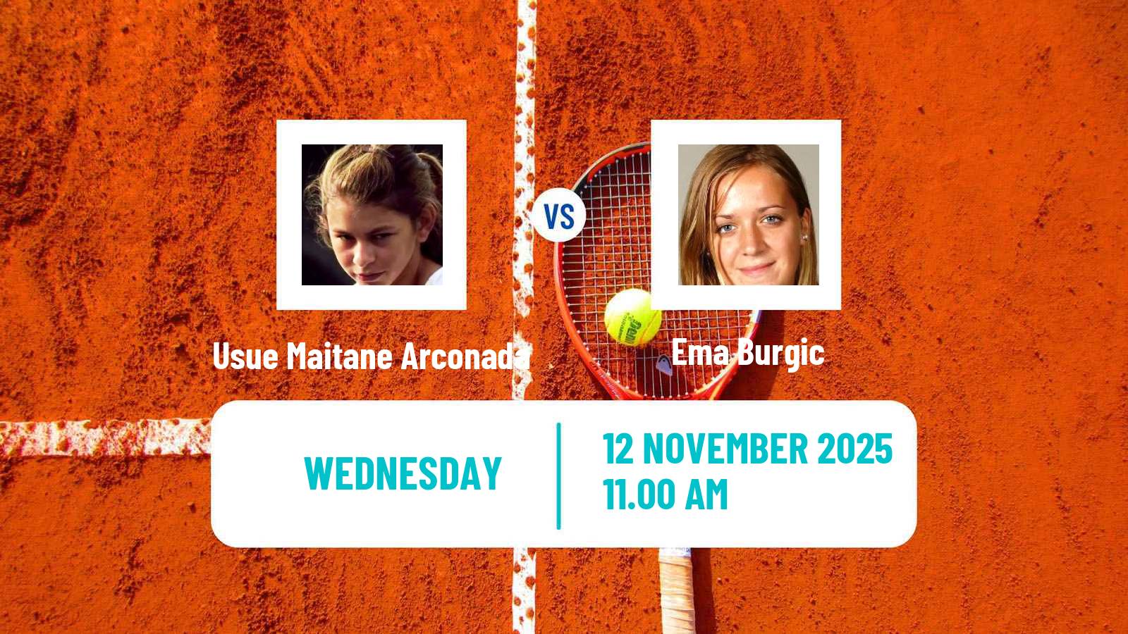 Tennis ITF W35 Orlando Fl 3 Women Usue Maitane Arconada - Ema Burgic