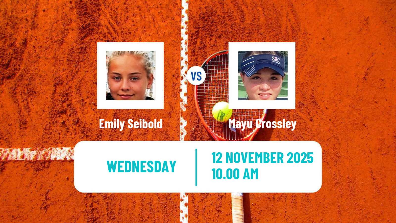 Tennis ITF W35 Orlando Fl 3 Women Emily Seibold - Mayu Crossley