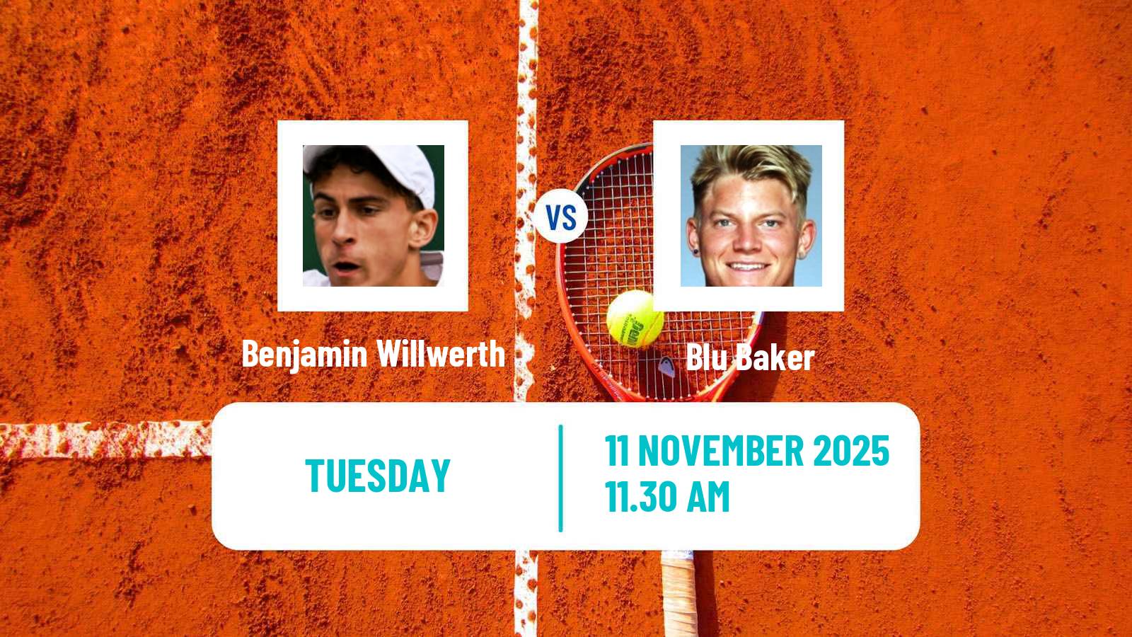 Tennis ITF M15 Orlando Fl 3 Men Benjamin Willwerth - Blu Baker