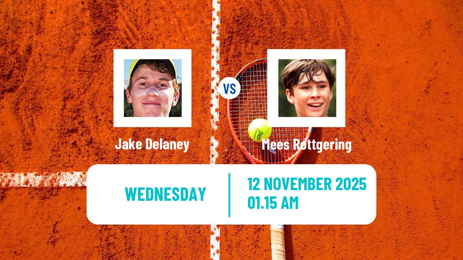 Tennis Brisbane 3 Challenger Men Jake Delaney - Mees Rottgering