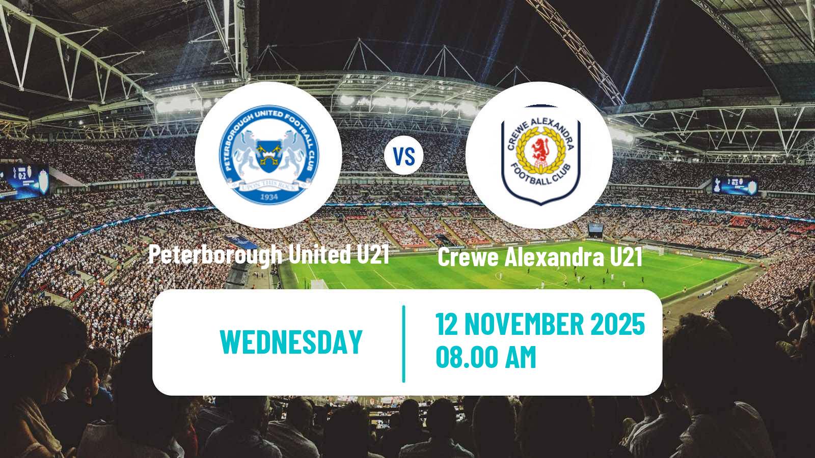 Football English Professional Development League Peterborough United U21 - Crewe Alexandra U21