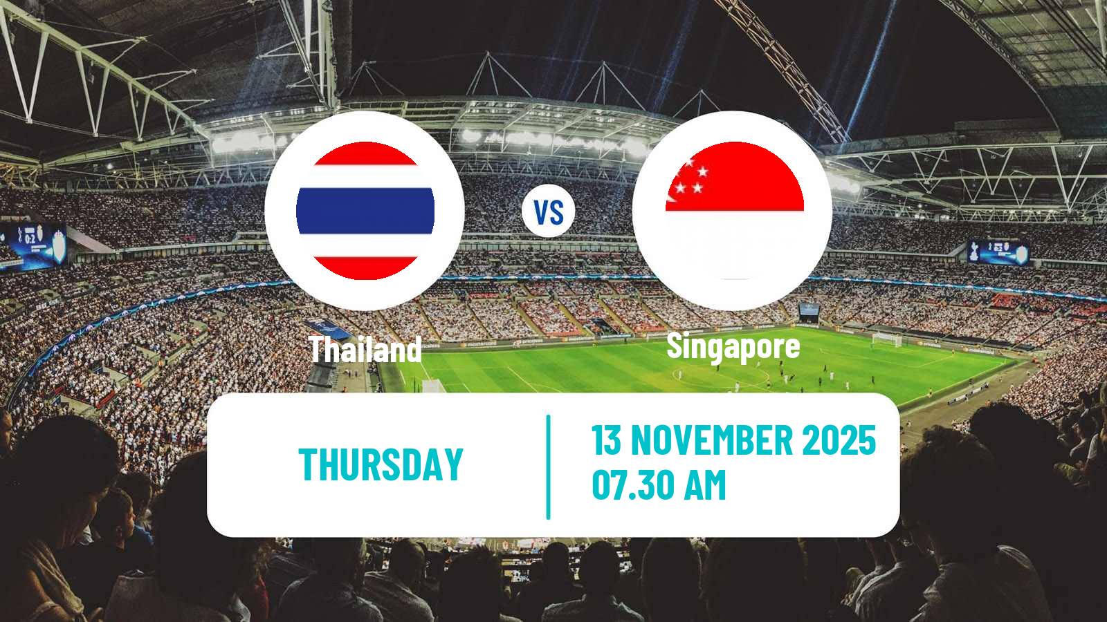Football Friendly Thailand - Singapore