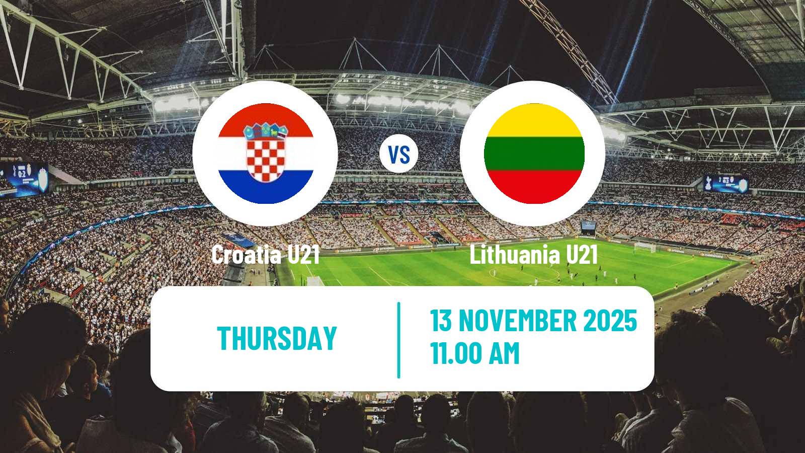 Football UEFA Euro U21 Croatia U21 - Lithuania U21