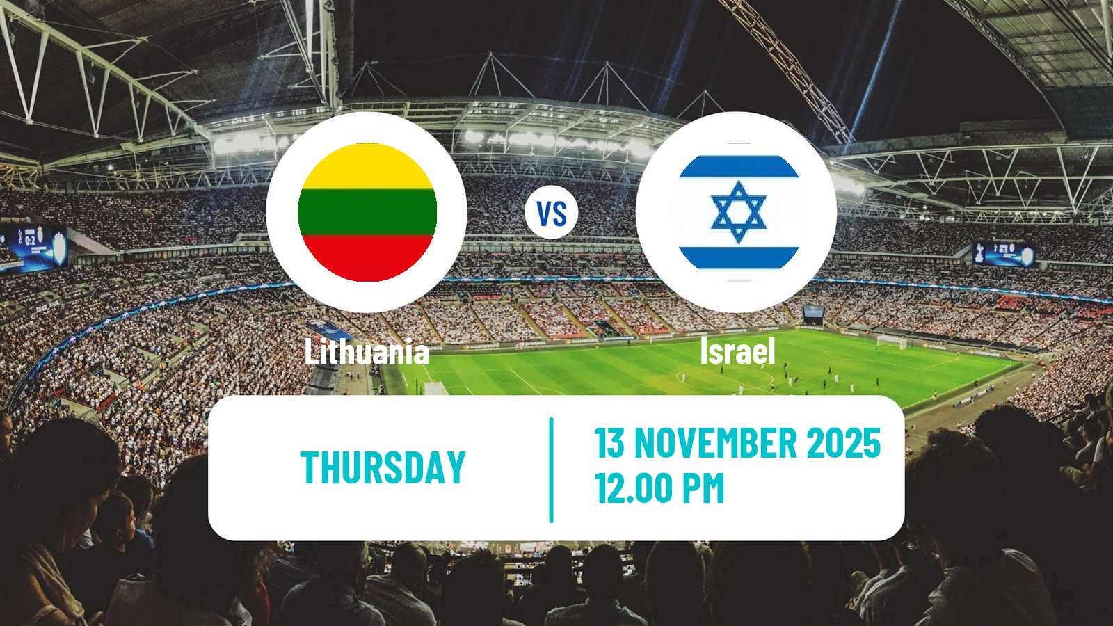 Football Friendly Lithuania - Israel