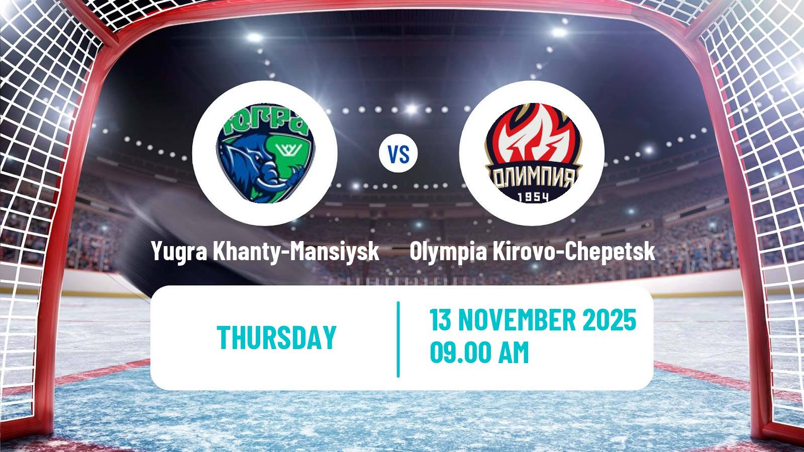Hockey VHL Yugra Khanty-Mansiysk - Olympia Kirovo-Chepetsk