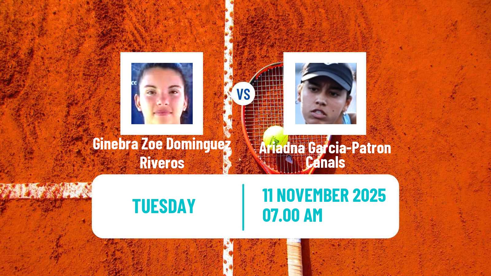 Tennis ITF W15 Nules Women Ginebra Zoe Dominguez Riveros - Ariadna Garcia-Patron Canals