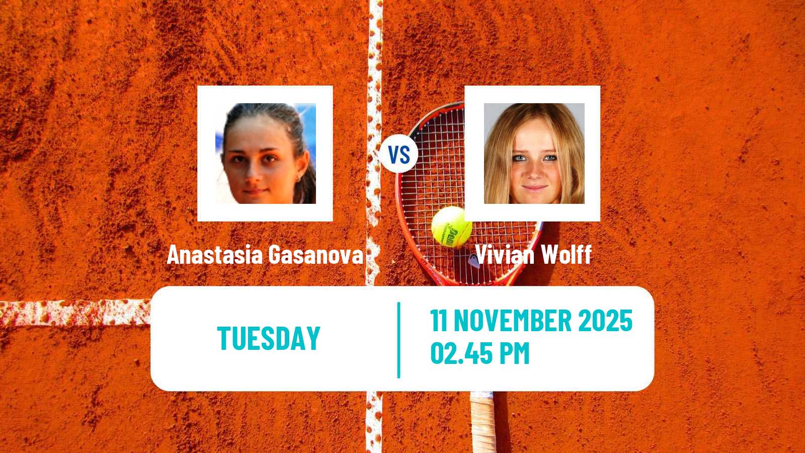 Tennis ITF W50 Austin Tx Women Anastasia Gasanova - Vivian Wolff
