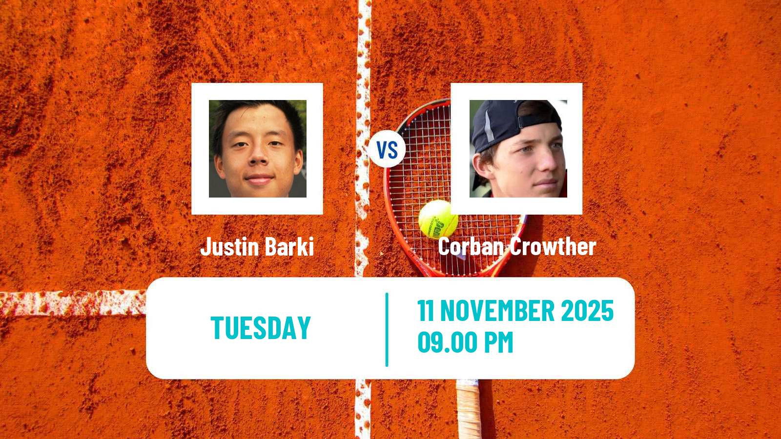 Tennis ITF M15 Kuala Lumpur Men Justin Barki - Corban Crowther