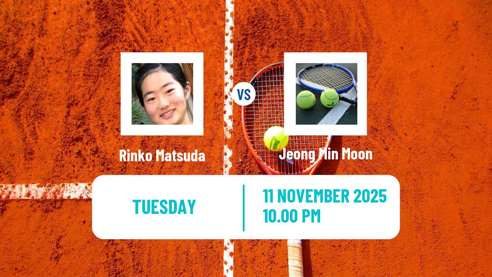 Tennis ITF W15 Phan Thiet Women Rinko Matsuda - Jeong Min Moon