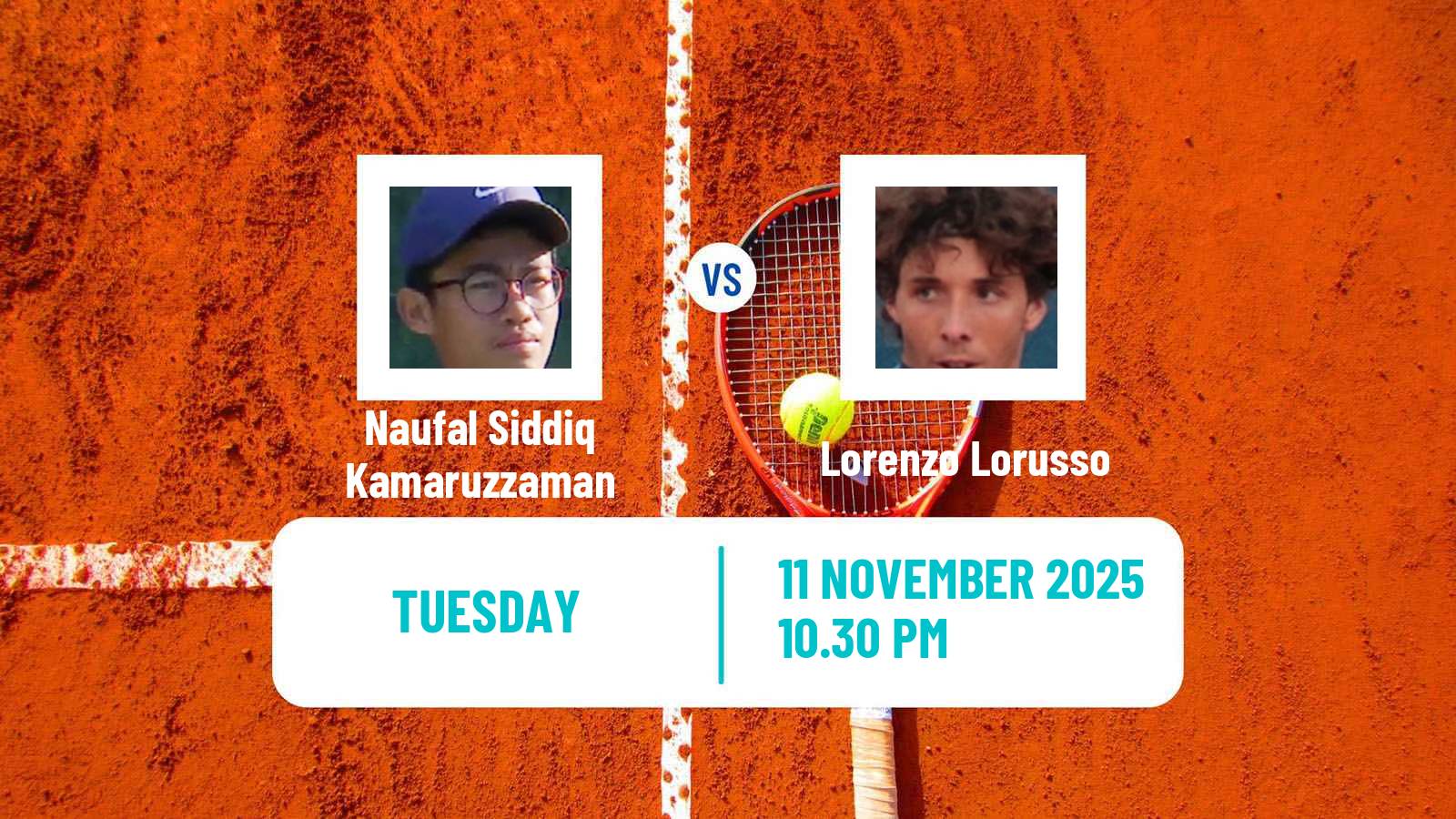 Tennis ITF M15 Kuala Lumpur Men Naufal Siddiq Kamaruzzaman - Lorenzo Lorusso