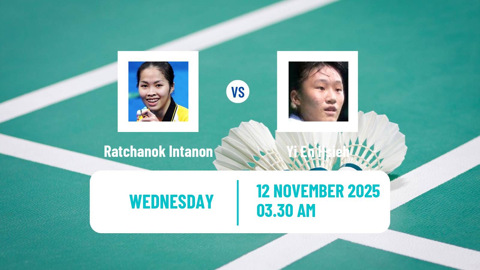 Badminton BWF World Tour Women Kumamoto Masters Ratchanok Intanon - Yi En Hsieh