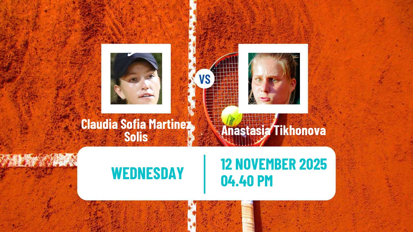 Tennis ITF W50 Chihuahua 2 Women Claudia Sofia Martinez Solis - Anastasia Tikhonova
