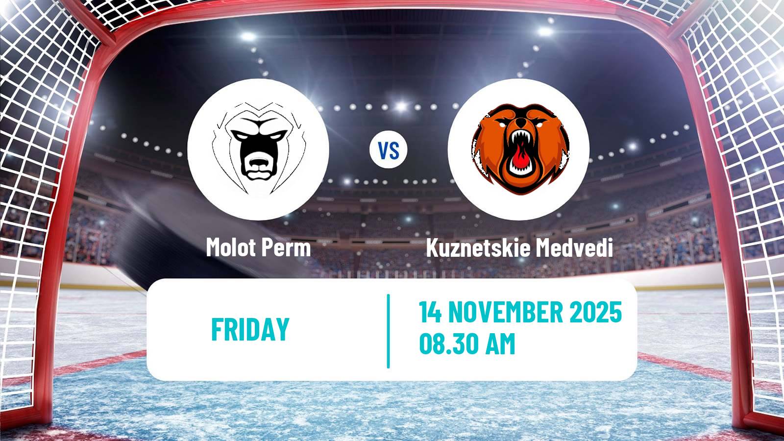 Hockey MHL Molot Perm - Kuznetskie Medvedi