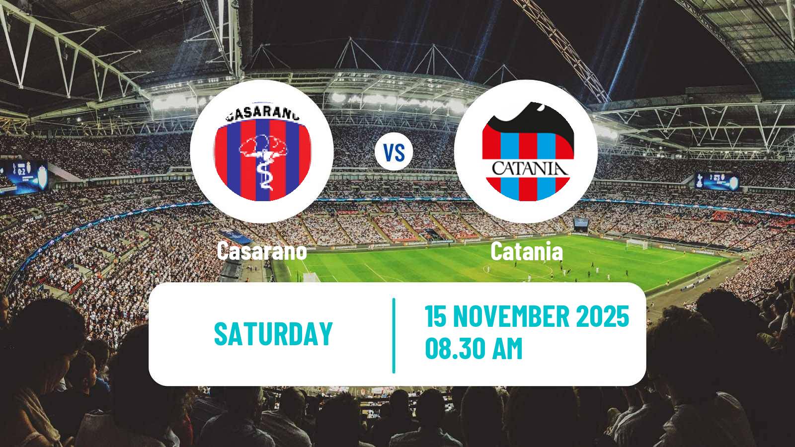 Football Italian Serie C Group C Casarano - Catania