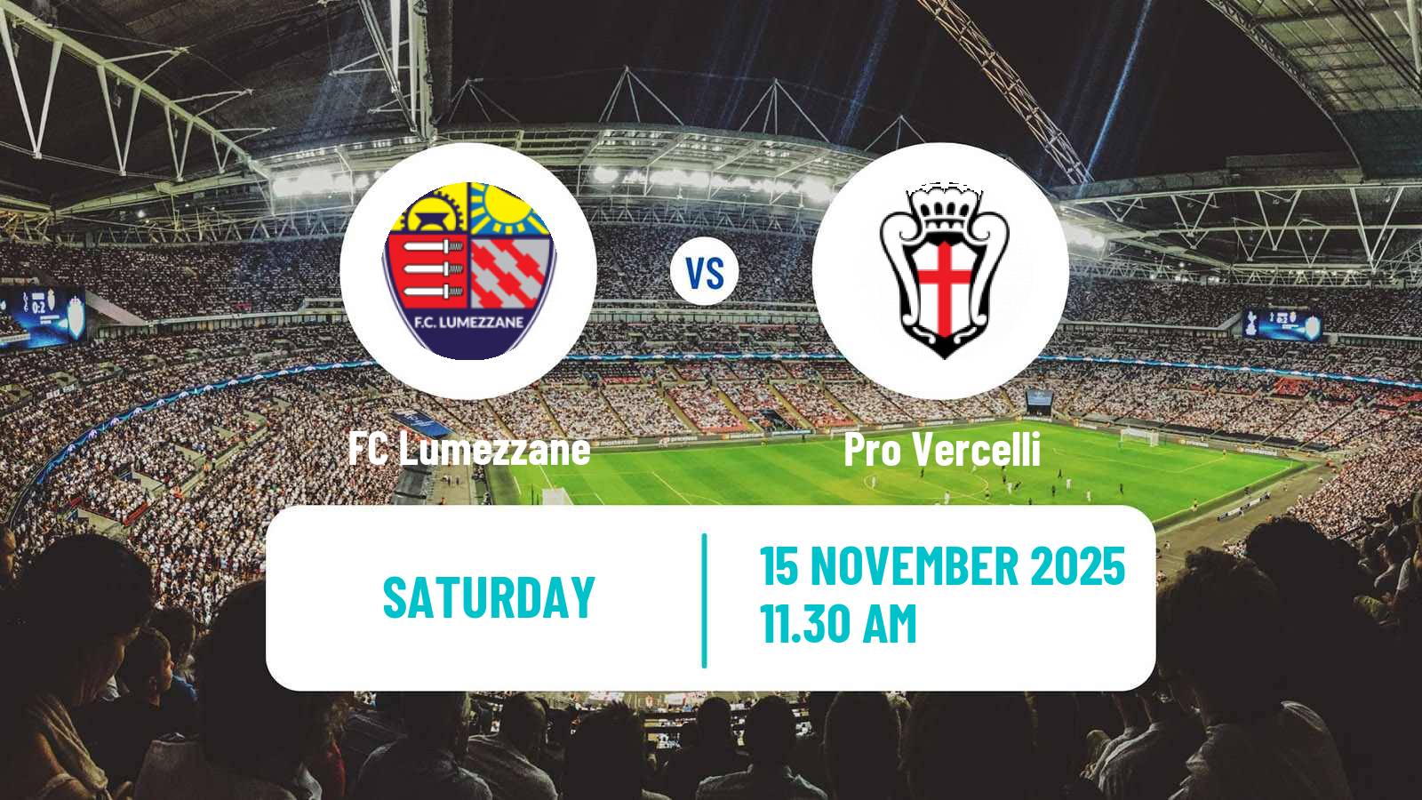 Football Italian Serie C Group A Lumezzane - Pro Vercelli