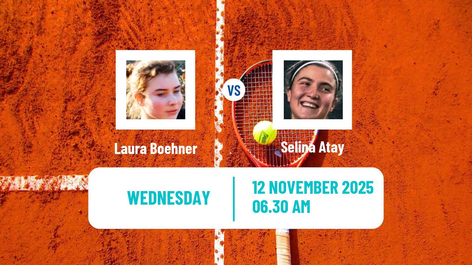 Tennis ITF W15 Antalya 14 Women Laura Boehner - Selina Atay