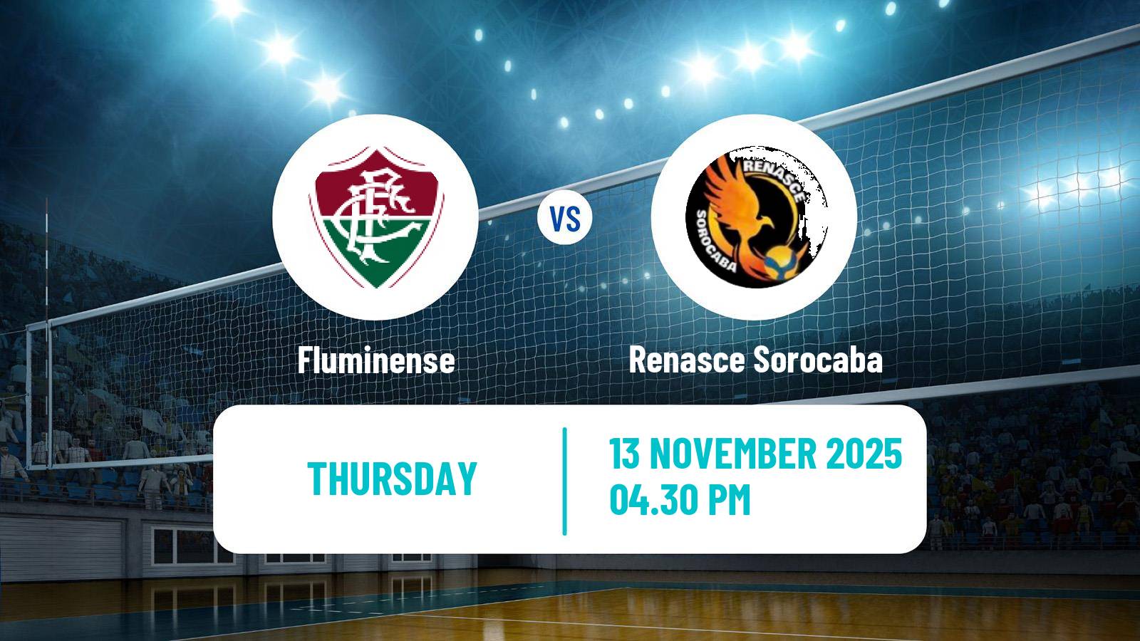 Volleyball Brazilian SuperLiga Volleyball Women Fluminense - Renasce Sorocaba