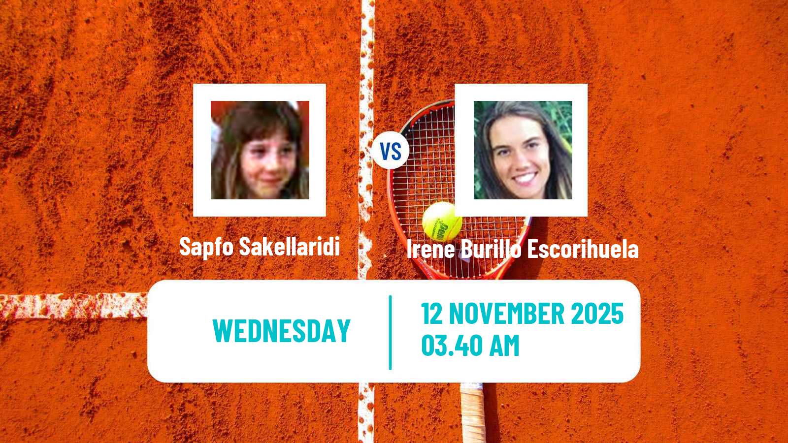 Tennis ITF W50 Heraklion 2 Women Sapfo Sakellaridi - Irene Burillo Escorihuela