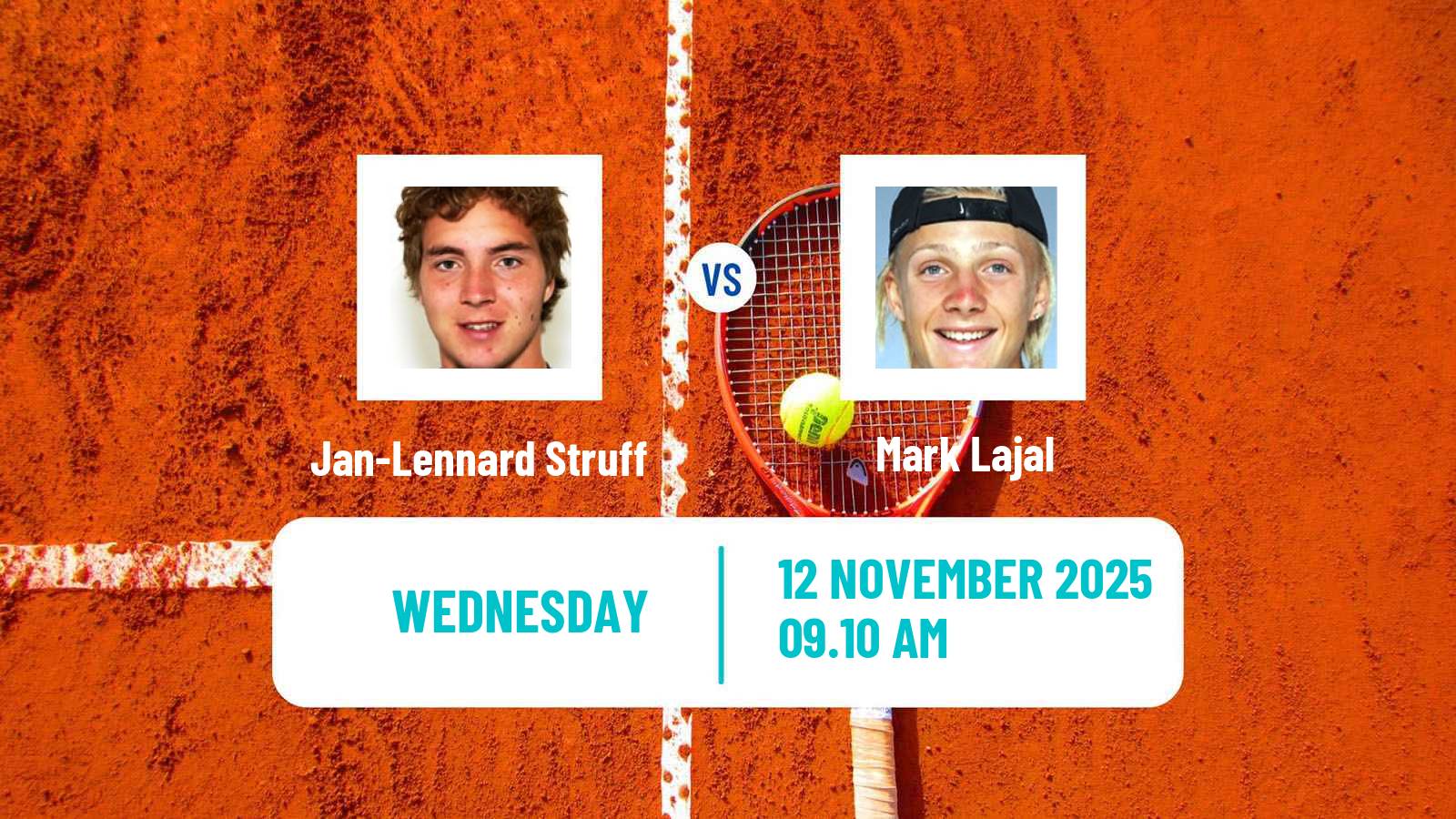 Tennis Lyon 2 Challenger Men Jan-Lennard Struff - Mark Lajal