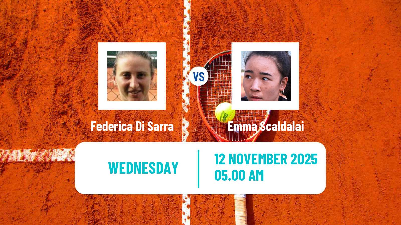 Tennis ITF W15 Solarino 3 Women Federica Di Sarra - Emma Scaldalai