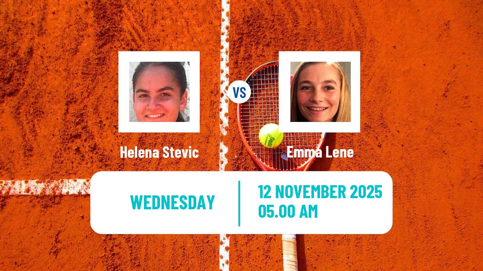 Tennis ITF W15 Monastir 39 Women Helena Stevic - Emma Lene