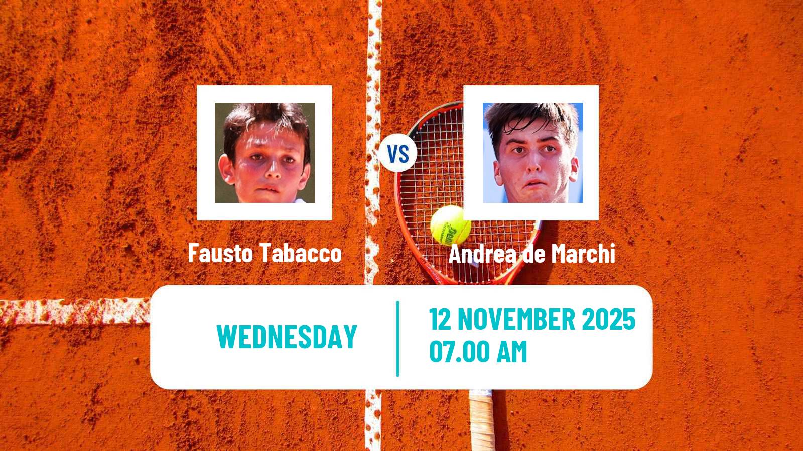 Tennis ITF M15 San Gregorio Di Catania 2 Men Fausto Tabacco - Andrea de Marchi