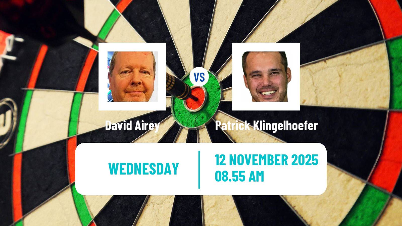 Darts Modus Super Series David Airey - Patrick Klingelhoefer